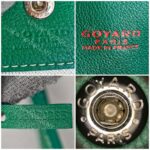Goyard Anjou Mini Green Goyardine Canvas/Calfskin with Silver Hardware #ROLE-1 - Image 21