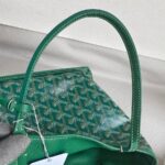 Goyard Anjou Mini Green Goyardine Canvas/Calfskin with Silver Hardware #ROLE-1 - Image 16