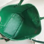 Goyard Anjou Mini Green Goyardine Canvas/Calfskin with Silver Hardware #ROLE-1 - Image 12