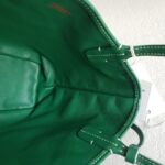 Goyard Anjou Mini Green Goyardine Canvas/Calfskin with Silver Hardware #ROLE-1 - Image 14