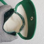 Goyard Anjou Mini Green Goyardine Canvas/Calfskin with Silver Hardware #ROLE-1 - Image 19