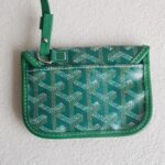 Goyard Anjou Mini Green Goyardine Canvas/Calfskin with Silver Hardware #ROLE-1 - Image 18