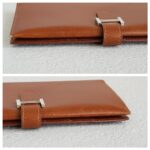 Hermes Bearn Long Wallet Brown Calfskin with Palladium Plated Hardware Bag #ROTO-39 - Image 9