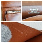 Hermes Bearn Long Wallet Brown Calfskin with Palladium Plated Hardware Bag #ROTO-39 - Image 11
