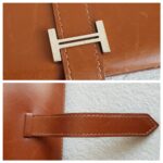 Hermes Bearn Long Wallet Brown Calfskin with Palladium Plated Hardware Bag #ROTO-39 - Image 16