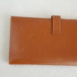 Hermes Bearn Long Wallet Brown Calfskin with Palladium Plated Hardware Bag #ROTO-39 - Image 5
