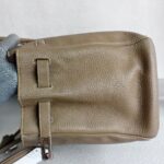 Hermes Birkin 35 Etoupe Clemence Leather with Palladium Plated Hardware #ROOO-1 - Image 10