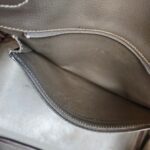 Hermes Birkin 35 Etoupe Clemence Leather with Palladium Plated Hardware #ROOO-1 - Image 35