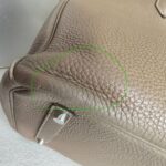 Hermes Birkin 35 Etoupe Clemence Leather with Palladium Plated Hardware #ROOO-1 - Image 14