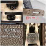 Hermes Birkin 35 Etoupe Clemence Leather with Palladium Plated Hardware #ROOO-1 - Image 22