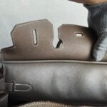 Hermes Birkin 35 Etoupe Clemence Leather with Palladium Plated Hardware #ROOO-1 - Image 31
