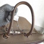 Hermes Birkin 35 Etoupe Clemence Leather with Palladium Plated Hardware #ROOO-1 - Image 26