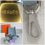 Hermes Evelyne Amazone 16cm Gris Meyer Clemence Leather with Palladium Plated Hardware #RREU-1 - Image 4