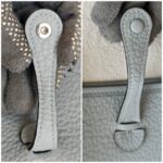Hermes Evelyne Amazone 16cm Gris Meyer Clemence Leather with Palladium Plated Hardware #RREU-1 - Image 13