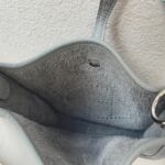 Hermes Evelyne Amazone 16cm Gris Meyer Clemence Leather with Palladium Plated Hardware #RREU-1 - Image 17