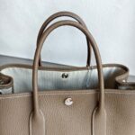 Hermes Garden Party 30cm Etoupe Negonda Leather with Palladium Hardware #ROSK-2 - Image 15