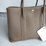 Hermes Garden Party 30cm Etoupe Negonda Leather with Palladium Hardware #ROSK-2 - Image 3