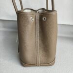 Hermes Garden Party 30cm Etoupe Negonda Leather with Palladium Hardware #ROSK-2 - Image 8