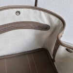Hermes Garden Party 30cm Etoupe Negonda Leather with Palladium Hardware #ROSK-2 - Image 28