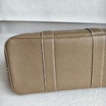 Hermes Garden Party 30cm Etoupe Negonda Leather with Palladium Hardware #ROSK-2 - Image 9