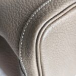 Hermes Garden Party 30cm Etoupe Negonda Leather with Palladium Hardware #ROSK-2 - Image 12