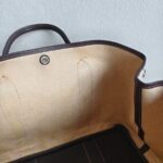 Hermes Garden Party 36cm Brown/Beige Canvas with Leather and Palladium Hardware #ROYR-1 - Image 26