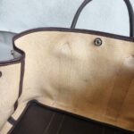 Hermes Garden Party 36cm Brown/Beige Canvas with Leather and Palladium Hardware #ROYR-1 - Image 23