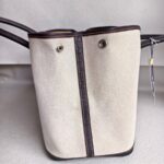 Hermes Garden Party 36cm Brown/Beige Canvas with Leather and Palladium Hardware #ROYR-1 - Image 7