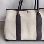 Hermes Garden Party 36cm Brown/Beige Canvas with Leather and Palladium Hardware #ROYR-1 - Image 3
