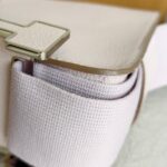 Hermes Geta Mauve Pink Mysore Goatskin with Palladium Hardware #RREU-2 - Image 12