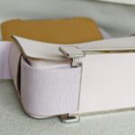 Hermes Geta Mauve Pink Mysore Goatskin with Palladium Hardware #RREU-2 - Image 9