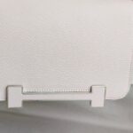 Hermes Geta Mauve Pink Mysore Goatskin with Palladium Hardware #RREU-2 - Image 17