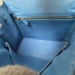Hermes Kelly Sellier 25cm Blue Epsom Leather with Gold Plated Hardware Bag #ROSE-1 - Image 42