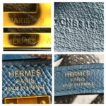 Hermes Kelly Sellier 25cm Blue Epsom Leather with Gold Plated Hardware Bag #ROSE-1 - Image 30