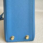 Hermes Kelly Sellier 25cm Blue Epsom Leather with Gold Plated Hardware Bag #ROSE-1 - Image 12