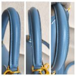 Hermes Kelly Sellier 25cm Blue Epsom Leather with Gold Plated Hardware Bag #ROSE-1 - Image 22
