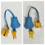 Hermes Kelly Sellier 25cm Blue Epsom Leather with Gold Plated Hardware Bag #ROSE-1 - Image 23