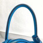 Hermes Lindy 30CM Blue Clemence Leather with Palladium-plated Hardware #ROOR-1 - Image 15