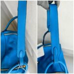 Hermes Lindy 30CM Blue Clemence Leather with Palladium-plated Hardware #ROOR-1 - Image 21