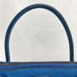 Hermes Vintage Bolide 31cm Blue Ardennes Leather with Gold-plated Hardware #ROOR-2 - Image 22