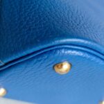 Hermes Vintage Bolide 31cm Blue Ardennes Leather with Gold-plated Hardware #ROOR-2 - Image 12