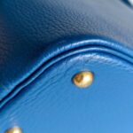 Hermes Vintage Bolide 31cm Blue Ardennes Leather with Gold-plated Hardware #ROOR-2 - Image 14