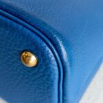 Hermes Vintage Bolide 31cm Blue Ardennes Leather with Gold-plated Hardware #ROOR-2 - Image 11