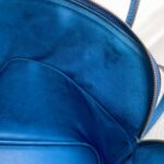 Hermes Vintage Bolide 31cm Blue Ardennes Leather with Gold-plated Hardware #ROOR-2 - Image 37