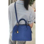 Hermes Vintage Bolide 31cm Blue Ardennes Leather with Gold-plated Hardware #ROOR-2 - Image 38