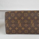 LV Alma B'N'B Brown Monogram Coated Canvas with Red Leather and Gold Hardware #RREE-1 - Image 12