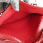 LV Alma B'N'B Brown Monogram Coated Canvas with Red Leather and Gold Hardware #RREE-1 - Image 21