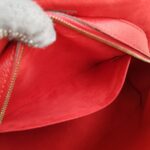 LV Alma B'N'B Brown Monogram Coated Canvas with Red Leather and Gold Hardware #RREE-1 - Image 18