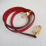 LV Alma B'N'B Brown Monogram Coated Canvas with Red Leather and Gold Hardware #RREE-1 - Image 16