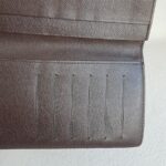 LV Bi-fold Long Wallet Damier Ebene Coated Canvas with Leather and Gold Hardware #ROOY-2 - Image 7